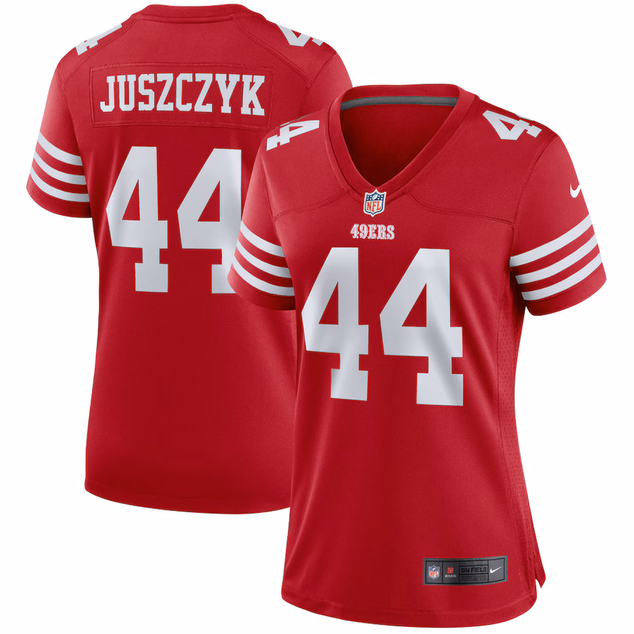 Women's San Francisco 49ers Kyle Juszczyk Nike Scarlet Player Game Jersey - Jersey