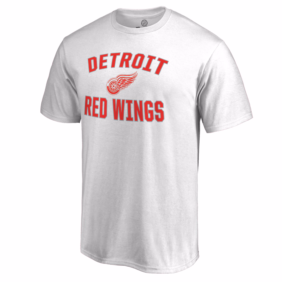 Men's Detroit Red Wings Victory Arch White T-Shirt - Jersey