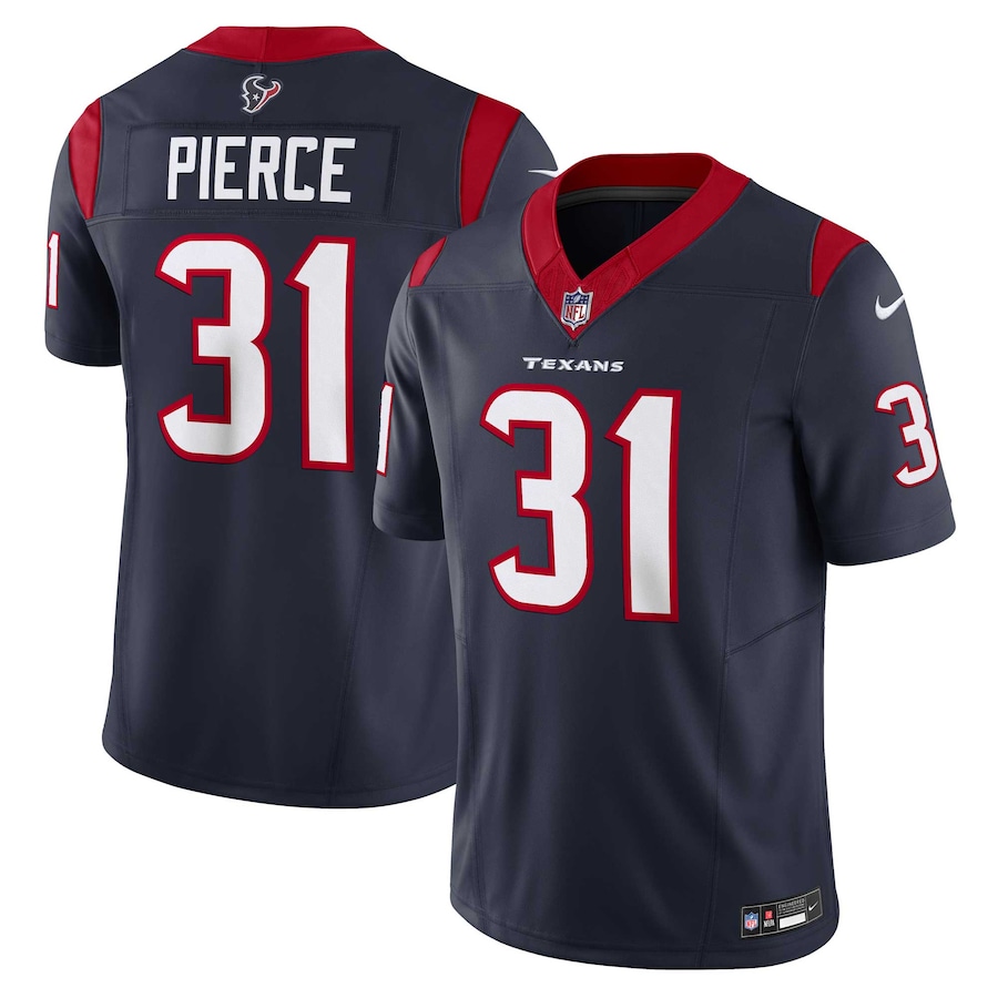 Men's Houston Texans Dameon Pierce Nike Navy Vapor F.U.S.E. Limited Jersey - Jersey