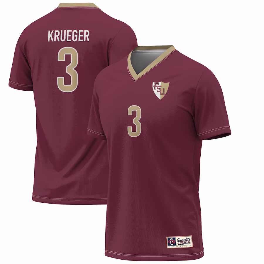 Casey Krueger Florida State Seminoles GameDay Greats Youth Lightweight Alumni Soccer Jersey - Garnet - Jersey