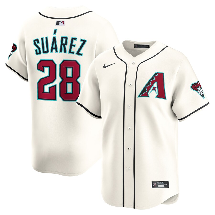Men's Arizona Diamondbacks Eugenio Suárez Nike Cream Home Limited Player Jersey - Jersey