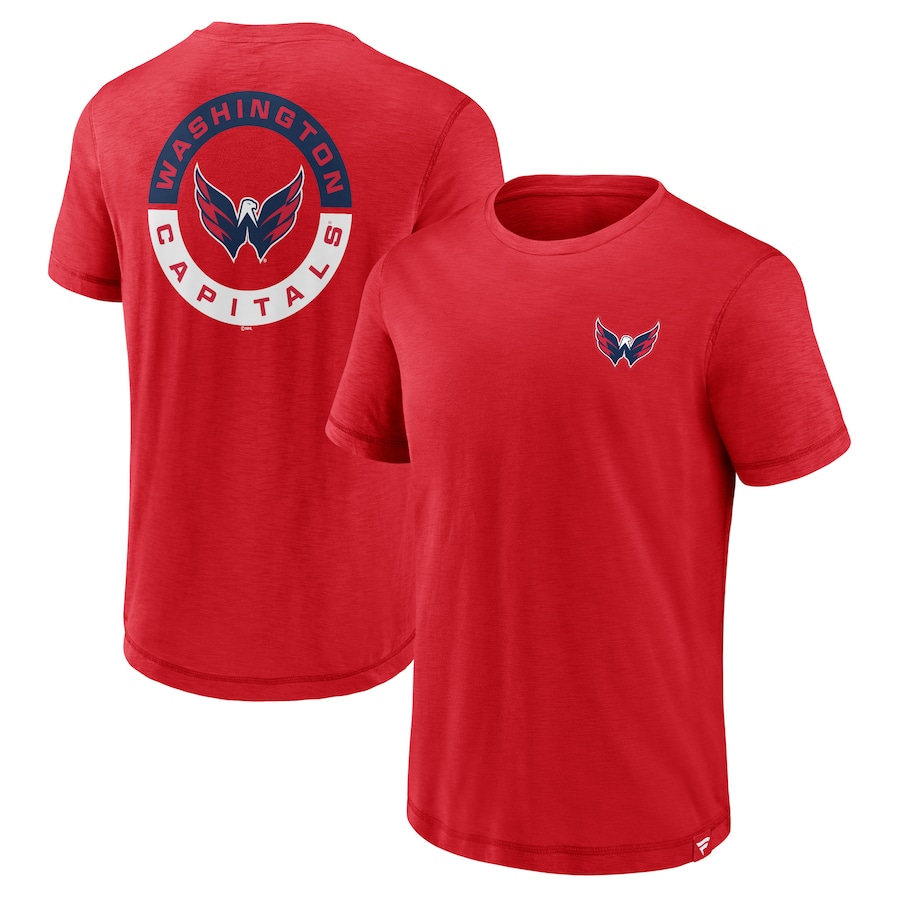 Men's Washington Capitals Fanatics Red High Stick T-Shirt - Jersey