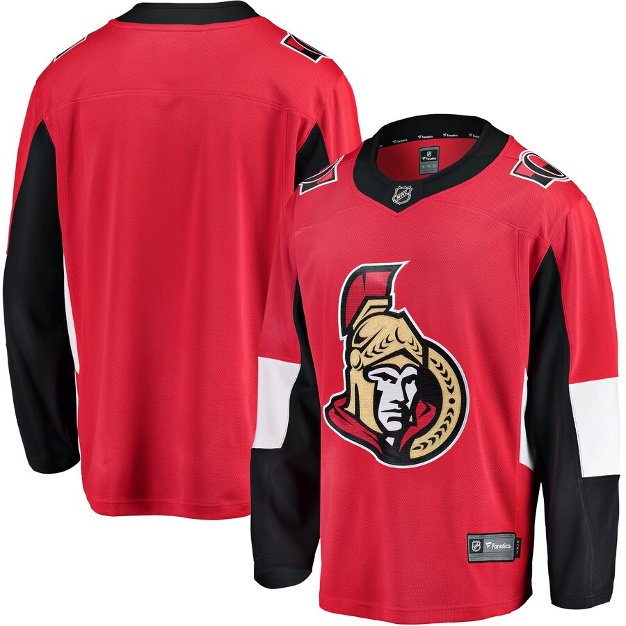 Men's Ottawa Senators Fanatics Branded Red Breakaway Home Jersey - Jersey