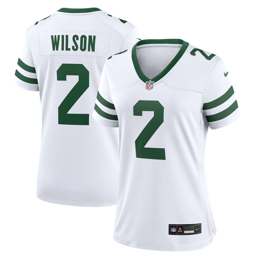 Women's New York Jets Zach Wilson Nike Legacy White Game Jersey - Jersey