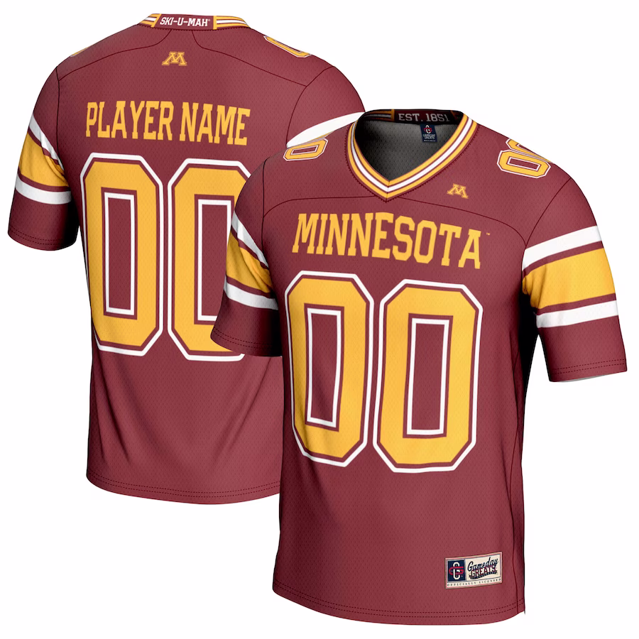 Minnesota Golden Gophers GameDay Greats NIL Pick-A-Player Football Jersey - Maroon - Jersey