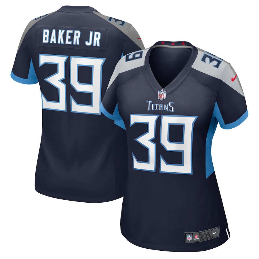Women's Tennessee Titans Darrell Baker Jr Nike Navy Alternate Game Jersey - Jersey