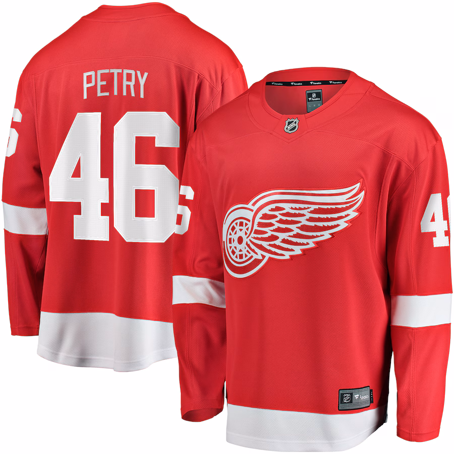 Men's Detroit Red Wings Jeff Petry Fanatics Red Home Breakaway Jersey - Jersey
