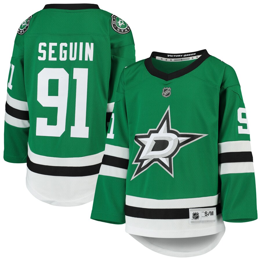 Youth Dallas Stars Tyler Seguin Kelly Green Home Replica Player Jersey - Jersey