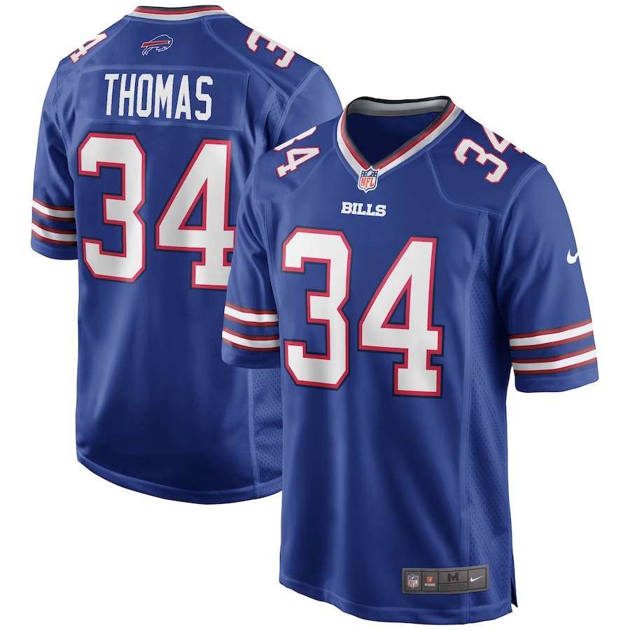 Men's Buffalo Bills Thurman Thomas Nike Royal Game Retired Player Jersey - Jersey