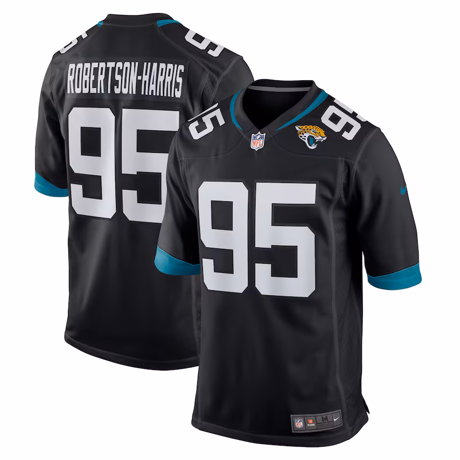 Men's Jacksonville Jaguars Roy Robertson-Harris Nike Black Game Jersey - Jersey