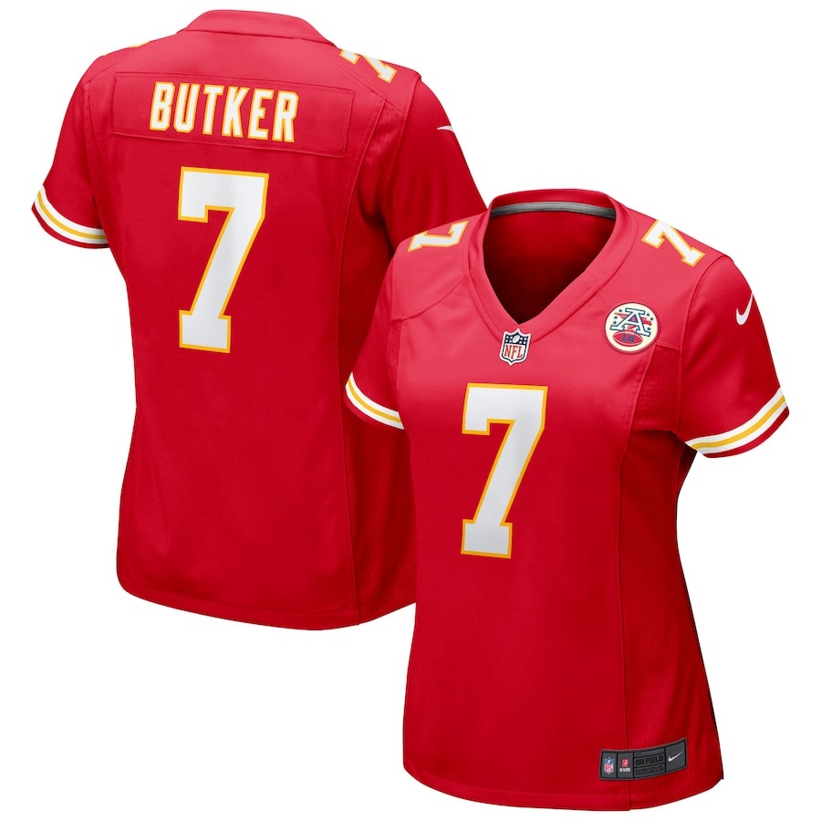 Women's Kansas City Chiefs Harrison Butker Nike Red Game Jersey - Jersey