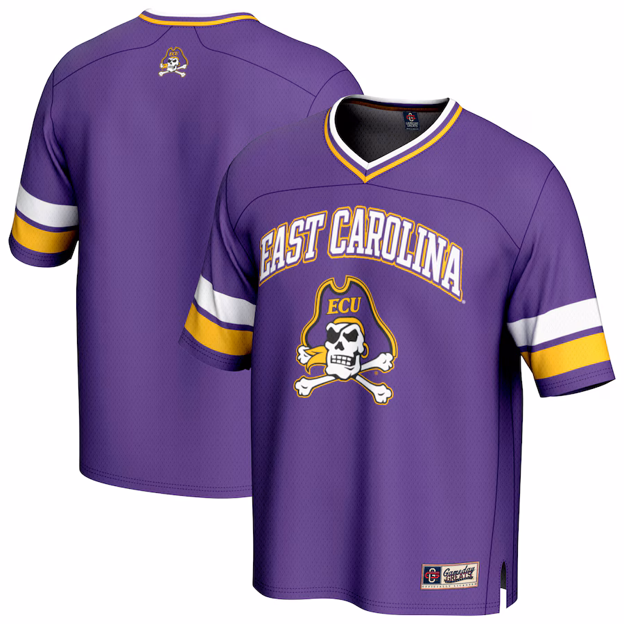 Unisex GameDay Greats Purple ECU Pirates Spirit Football Jersey - Jersey