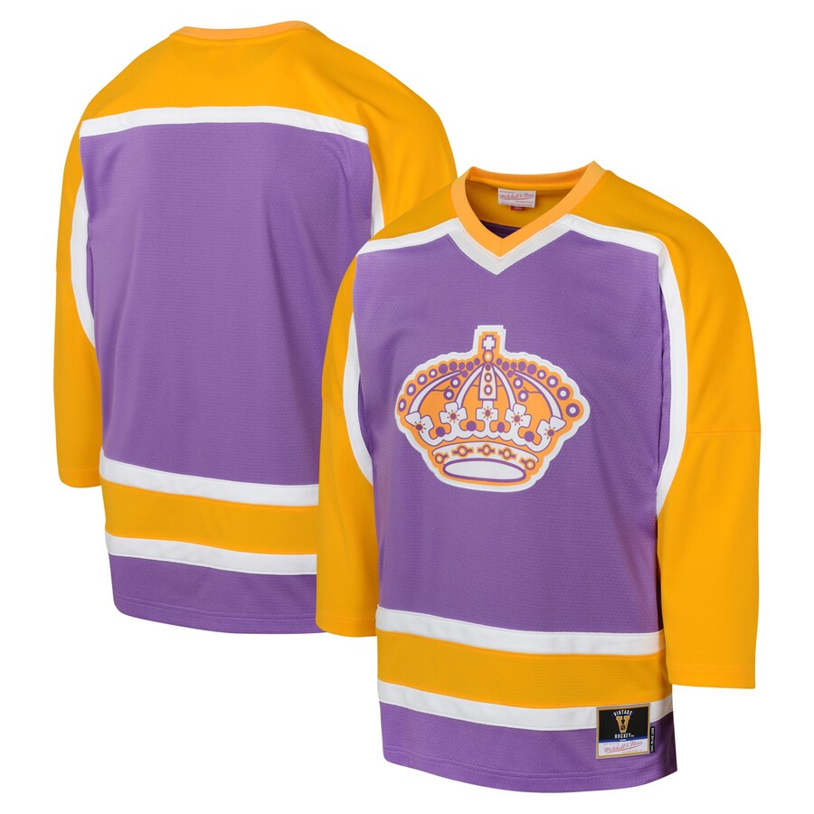 Youth Los Angeles Kings  Mitchell & Ness Purple 1980 Blue Line Player Jersey - Jersey