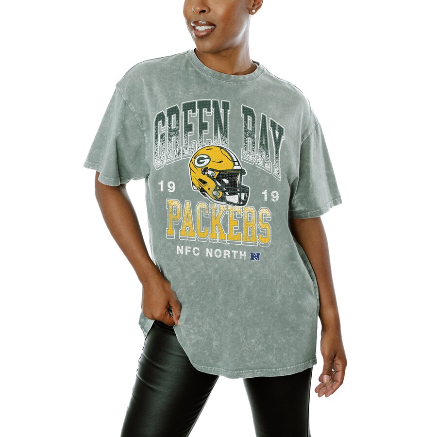 Women's Green Bay Packers  Gameday Couture Gray  Nothing But The Best T-Shirt - Jersey
