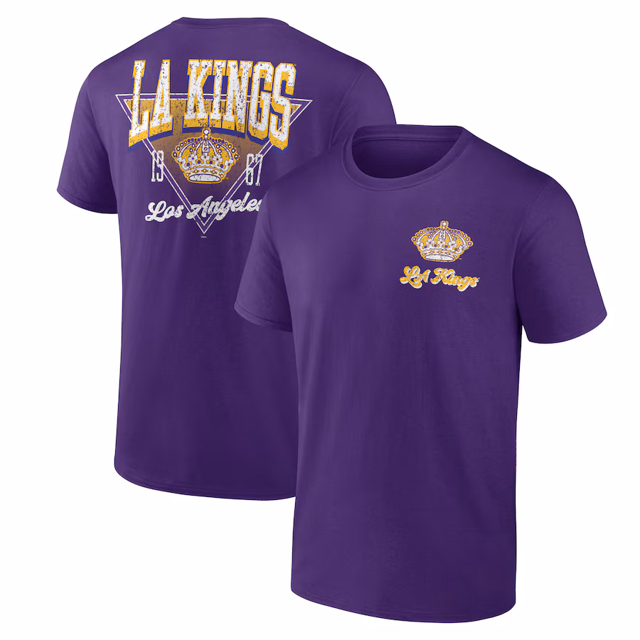 Men's Los Angeles Kings Purple Never Over T-Shirt - Jersey