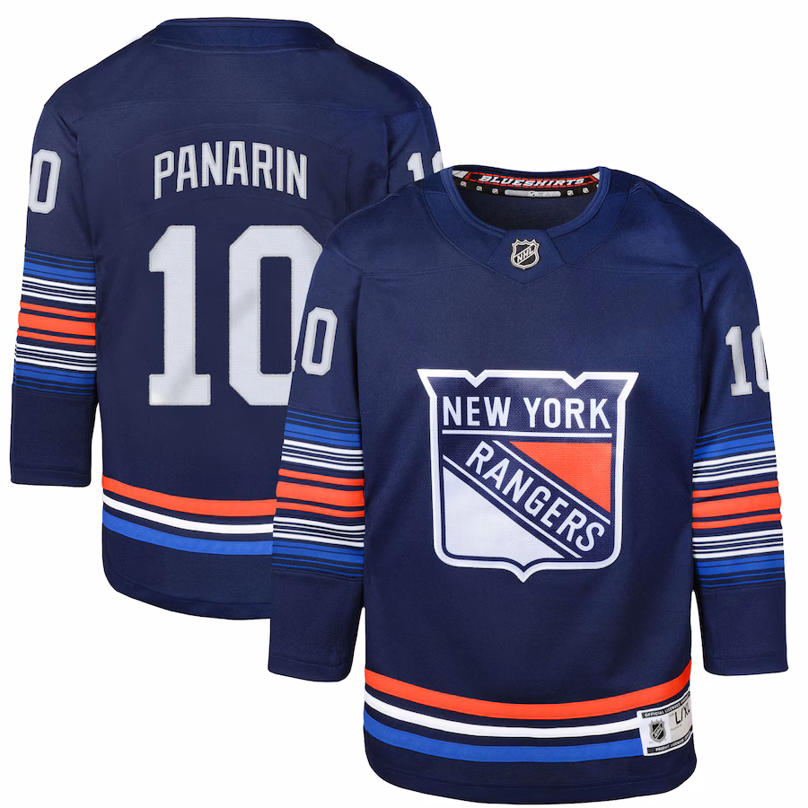 Youth New York Rangers Artemi Panarin Navy Alternate Premier Player Jersey - Jersey
