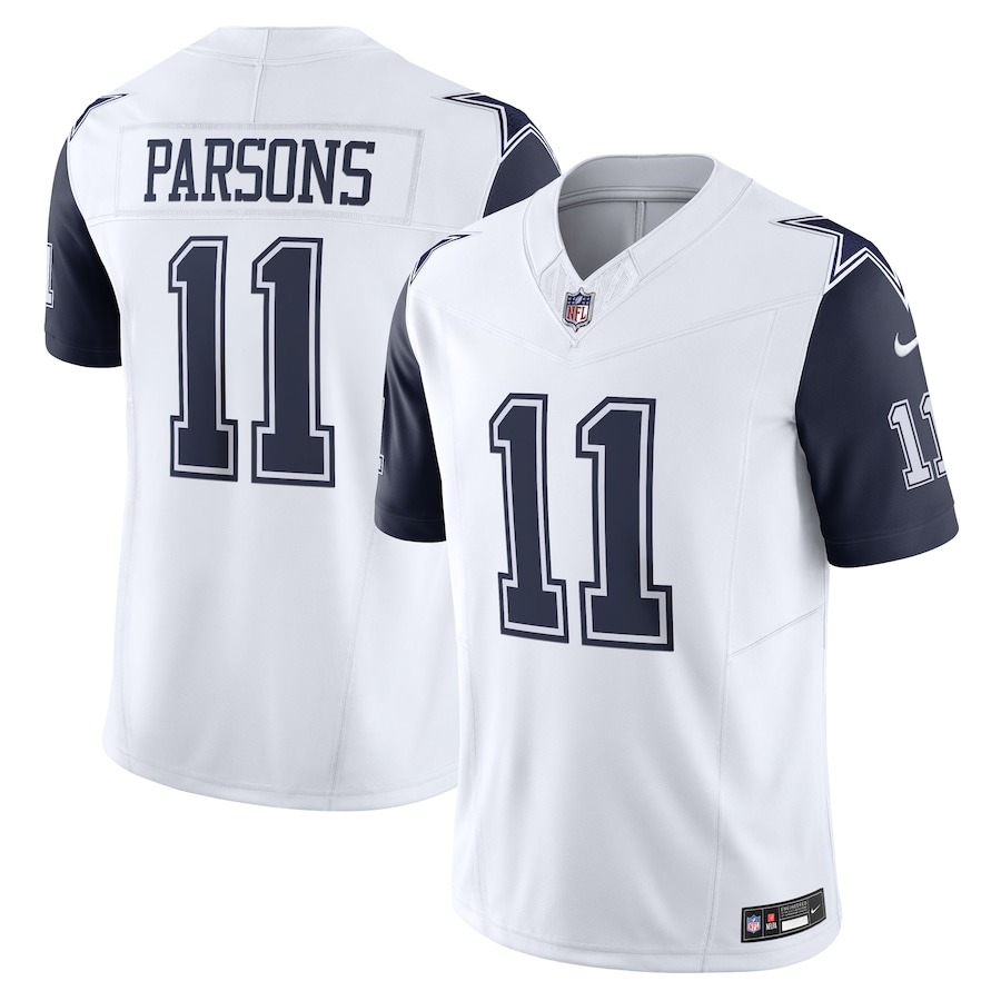 Men's Dallas Cowboys Micah Parsons Nike White Vapor F.U.S.E. Limited Jersey - Jersey