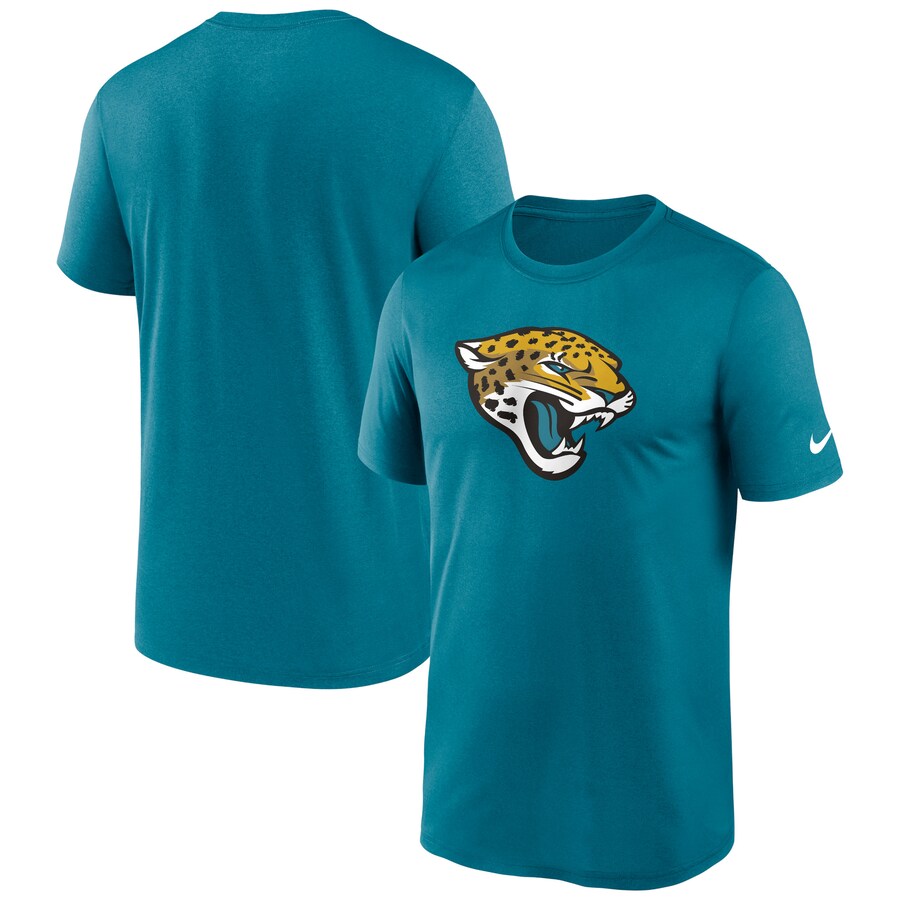 Men's Jacksonville Jaguars Nike Teal Legend Logo Performance T-Shirt - Jersey