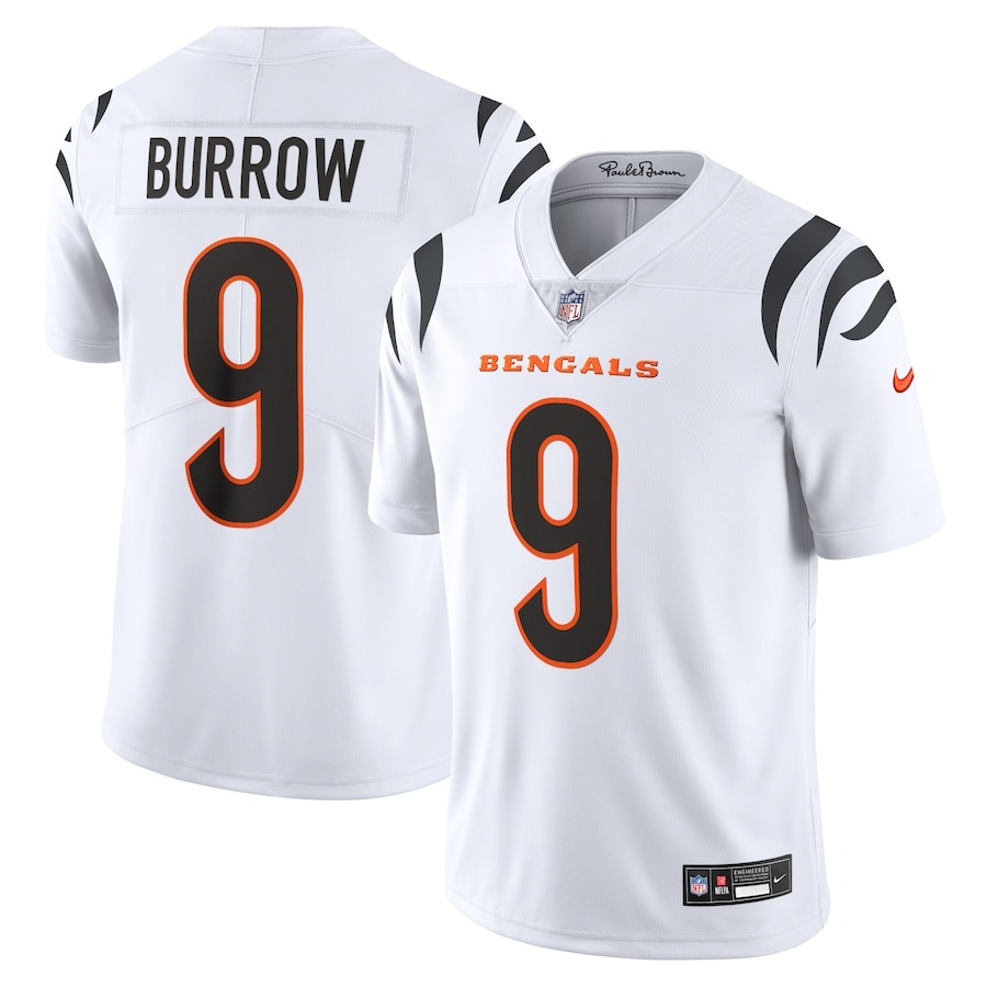Men's Cincinnati Bengals Joe Burrow Nike White  Vapor Untouchable Limited Jersey - Jersey