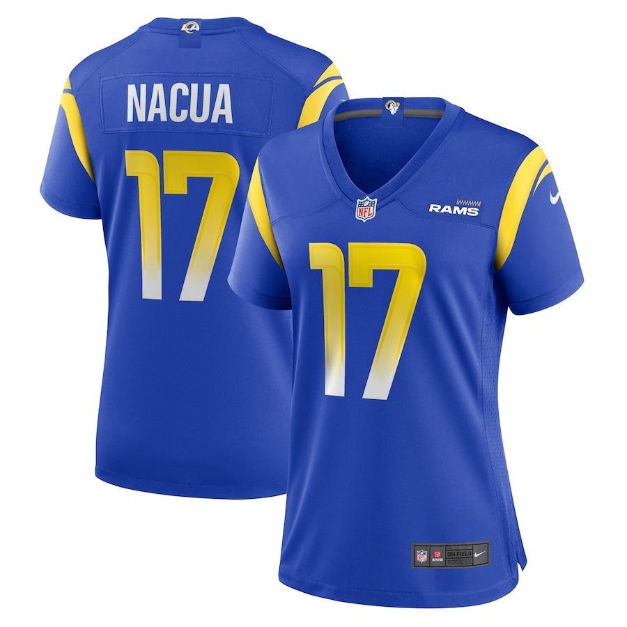 Women's Los Angeles Rams Puka Nacua Nike Royal Home Game Jersey - Jersey