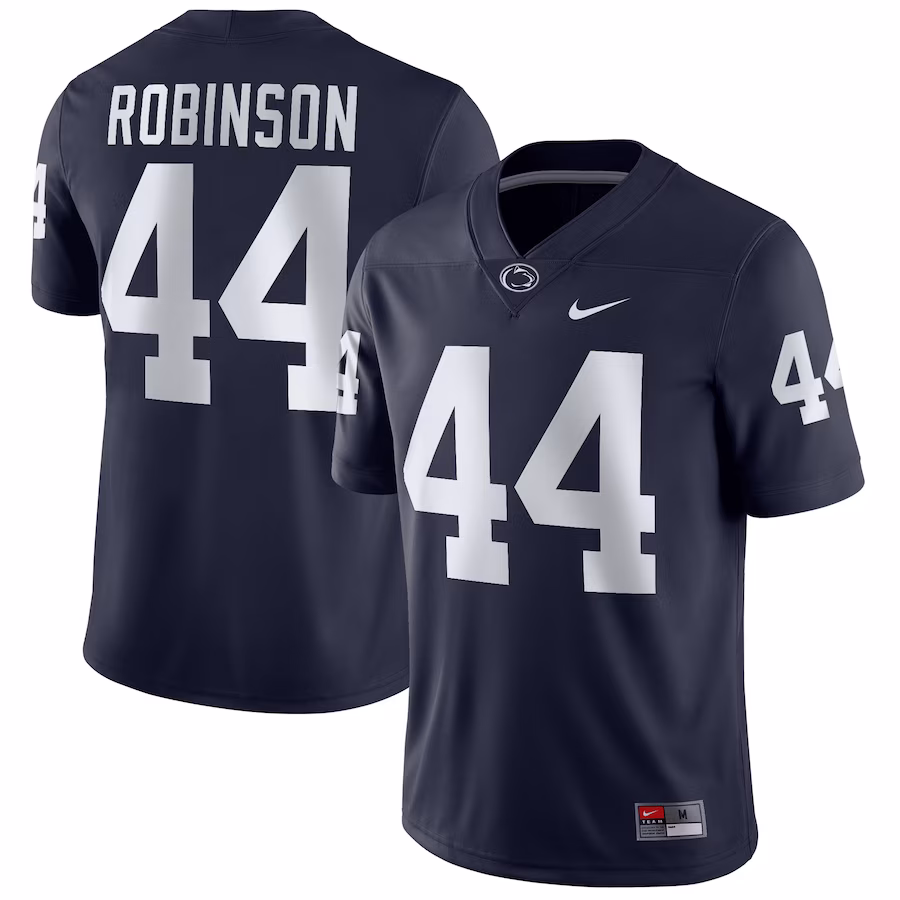 Chop Robinson Penn State Nittany Lions Nike  NIL Football Game Jersey – Navy - Jersey