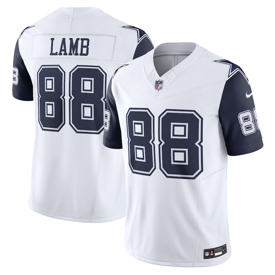 Men's Dallas Cowboys CeeDee Lamb Nike White Vapor F.U.S.E. Limited Jersey - Jersey