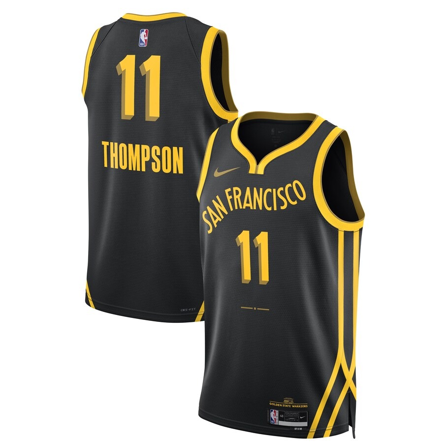 Unisex Golden State Warriors Klay Thompson Nike Black 2023/24 Swingman Jersey - City Edition - Jersey