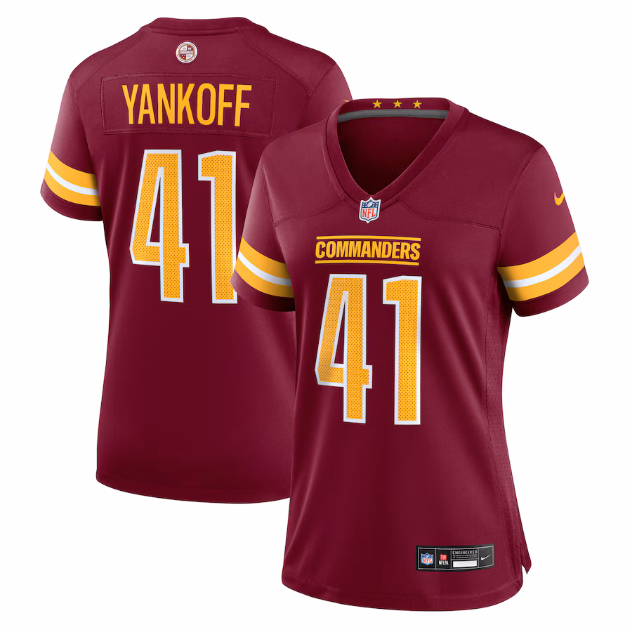 Women's Washington Commanders Colson Yankoff Nike Burgundy Game Jersey - Jersey