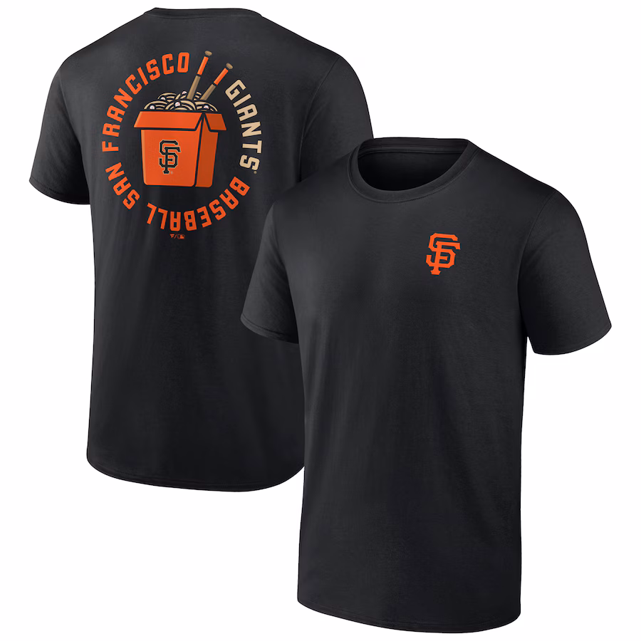 Men's San Francisco Giants Black Noodles T-Shirt - Jersey