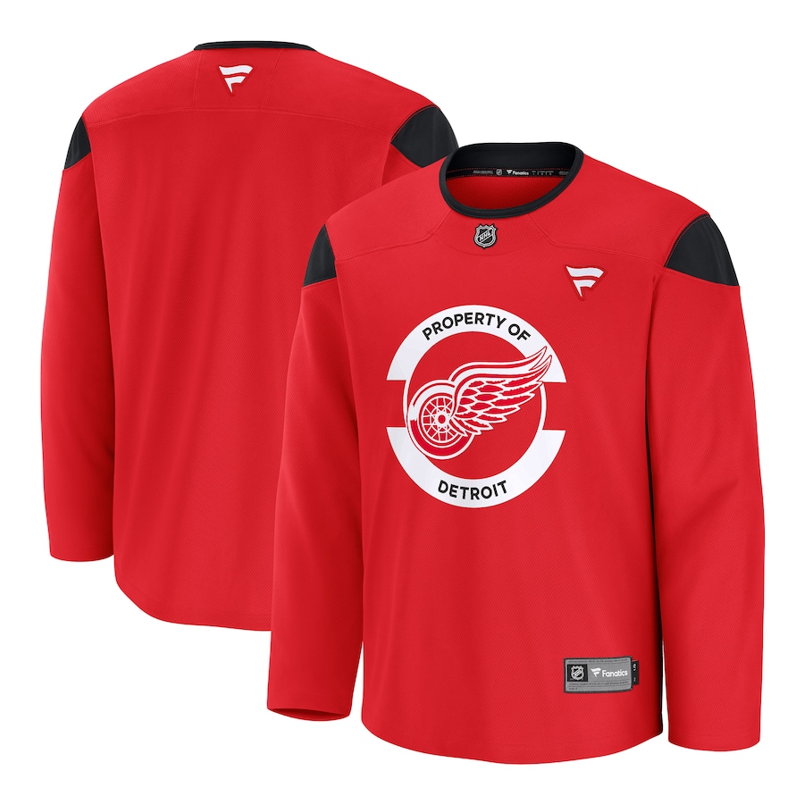Men's Detroit Red Wings Fanatics Red Home Practice Jersey - Jersey