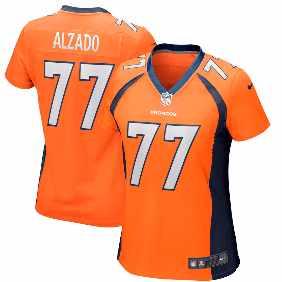 Women's Denver Broncos Lyle Alzado Nike Orange Game Retired Player Jersey - Jersey