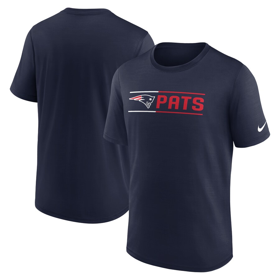 Men's New England Patriots Nike Navy Exceed Performance T-Shirt - Jersey