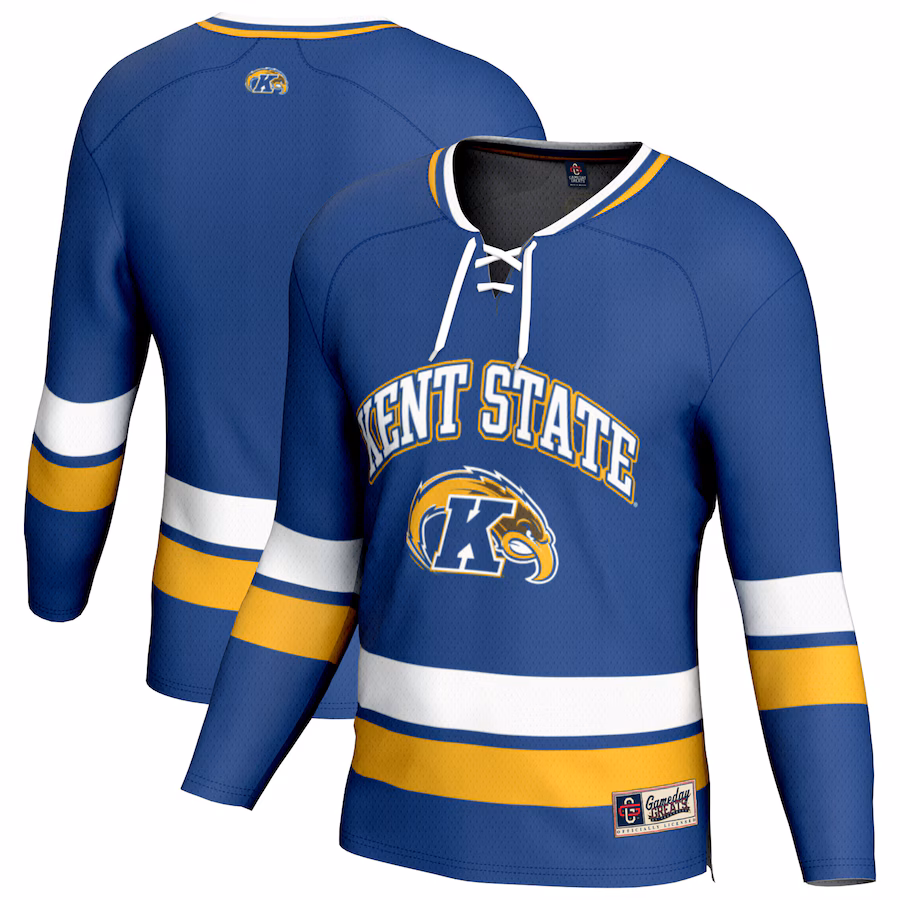 Youth GameDay Greats Navy Kent State Golden Flashes Spirit Hockey Jersey - Jersey