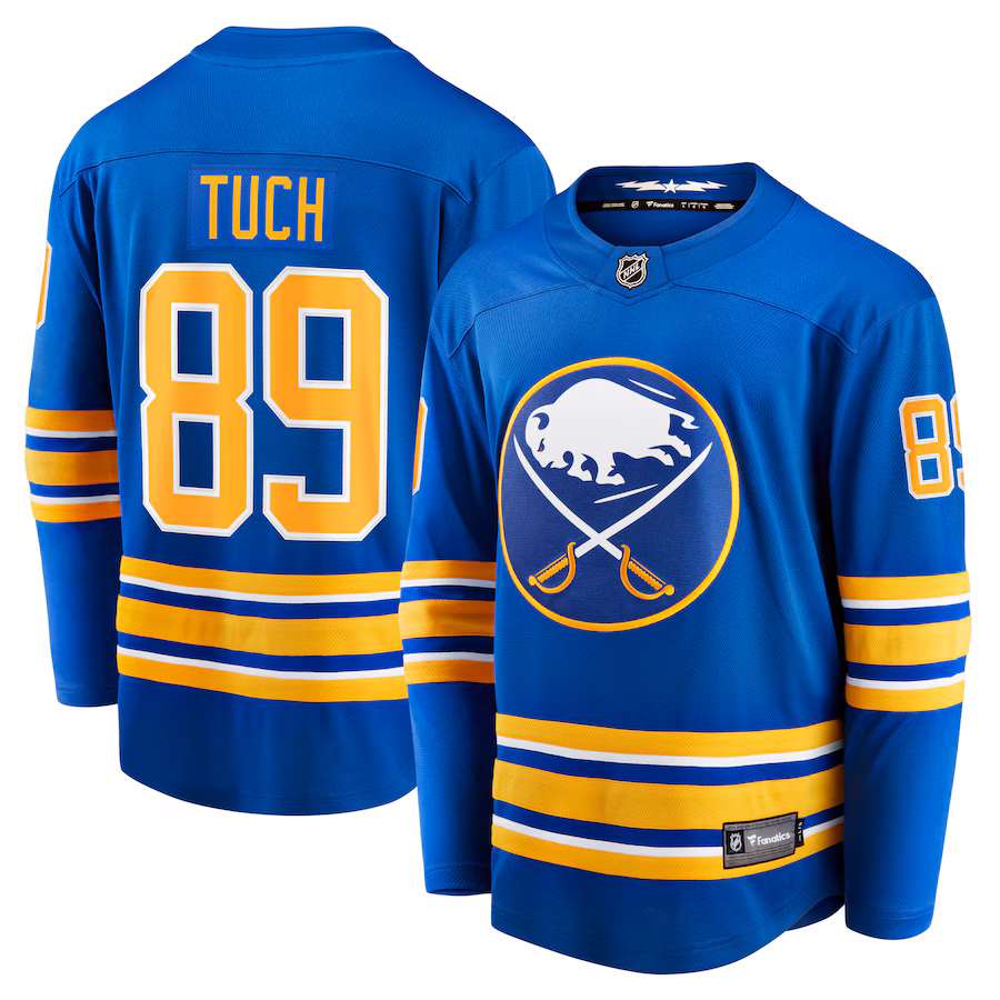 Men's Buffalo Sabres Alex Tuch Fanatics Royal Home Breakaway Player Jersey - Jersey