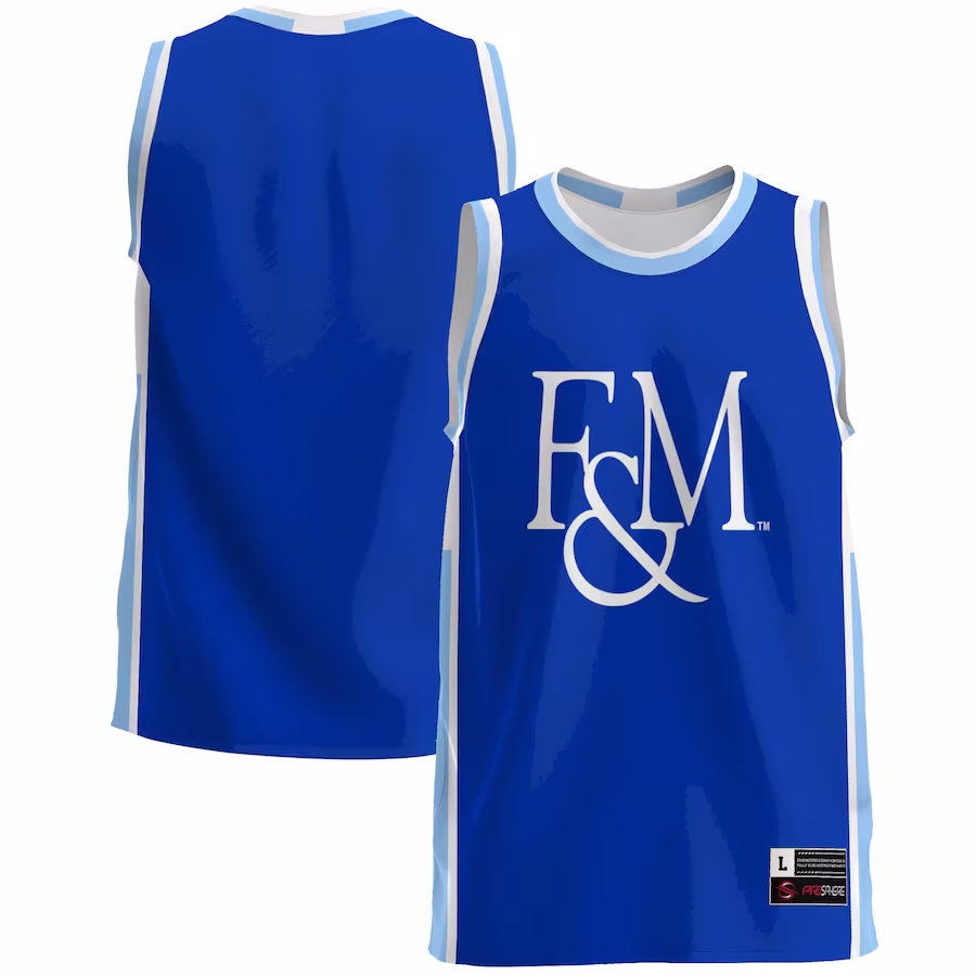 Franklin & Marshall Diplomats GameDay Greats  Lightweight Basketball Jersey - Blue - Jersey
