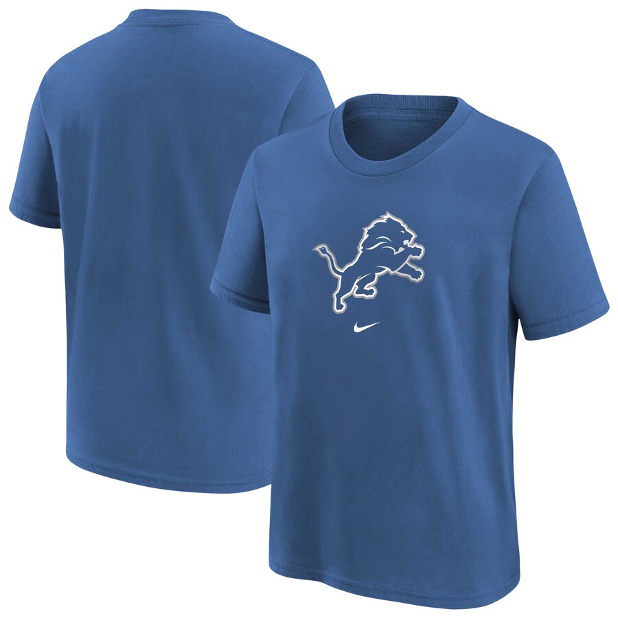 Youth Detroit Lions Nike Blue Logo T-Shirt - Jersey