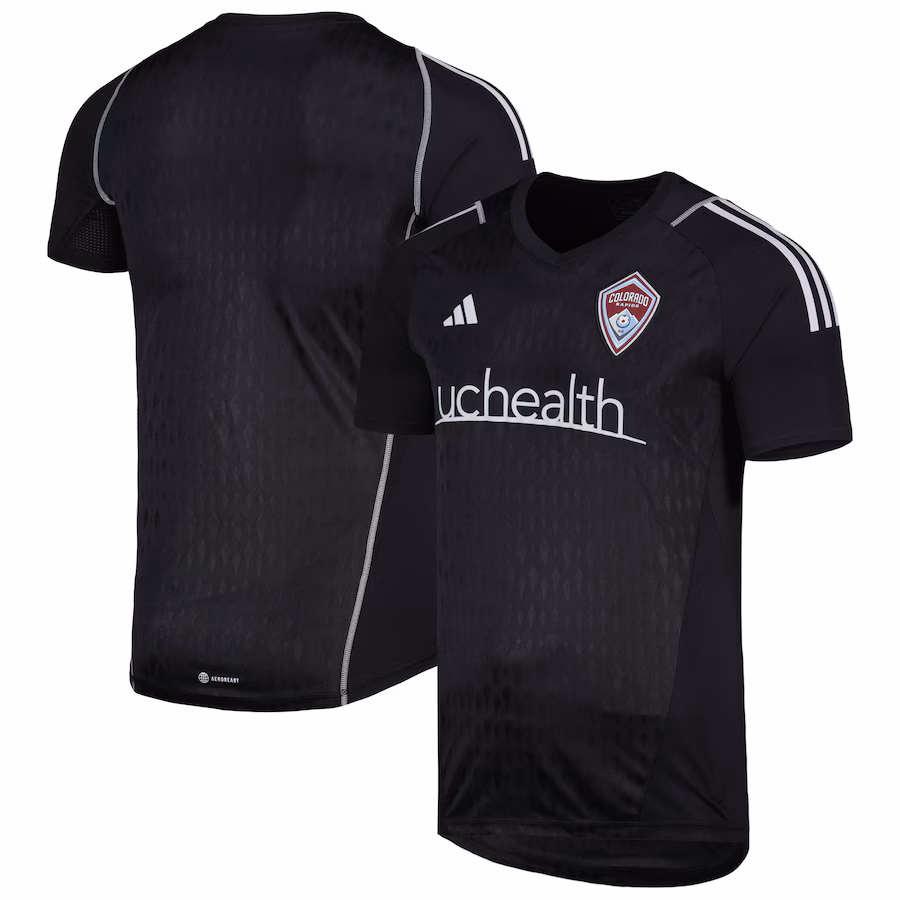 Men's Colorado Rapids adidas Black 2023 Replica Goalkeeper Jersey - Jersey