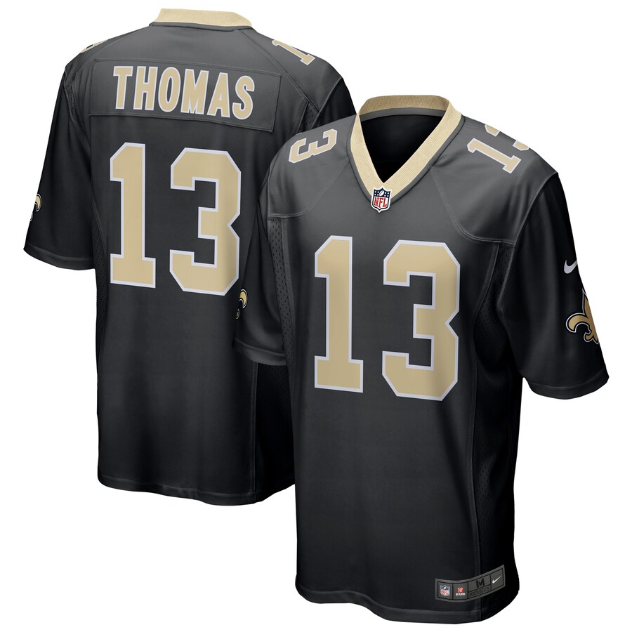 Men's New Orleans Saints Michael Thomas Nike Black Game Jersey - Jersey
