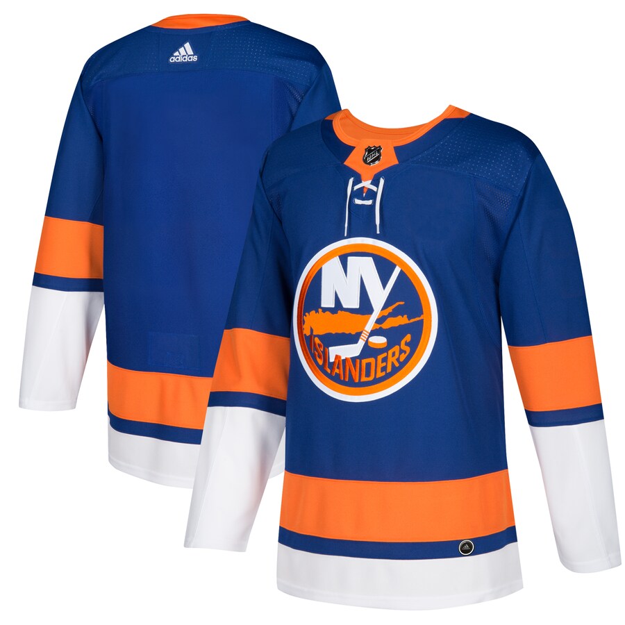 Men's New York Islanders adidas Royal Home Authentic Blank Jersey - Jersey