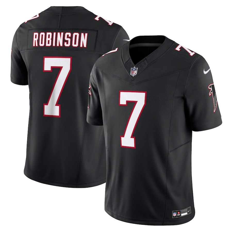 Men's Atlanta Falcons Bijan Robinson Nike Black Alternate Vapor F.U.S.E. Limited Jersey - Jersey