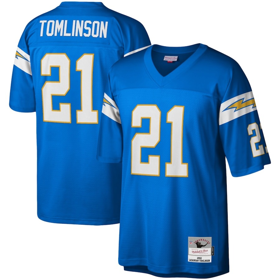 Men's Los Angeles Chargers LaDainian Tomlinson Mitchell & Ness Powder Blue Legacy Replica Jersey - Jersey