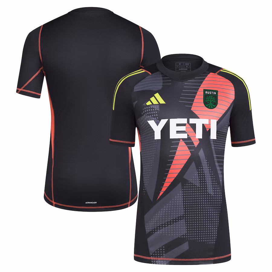 Men's Austin FC adidas Black 2024 Goalkeeper Jersey - Jersey