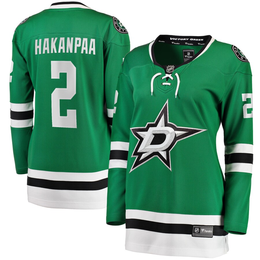 Women's Dallas Stars Jani Hakanpaa Fanatics Branded Kelly Green Home Breakaway Player Jersey - Jersey