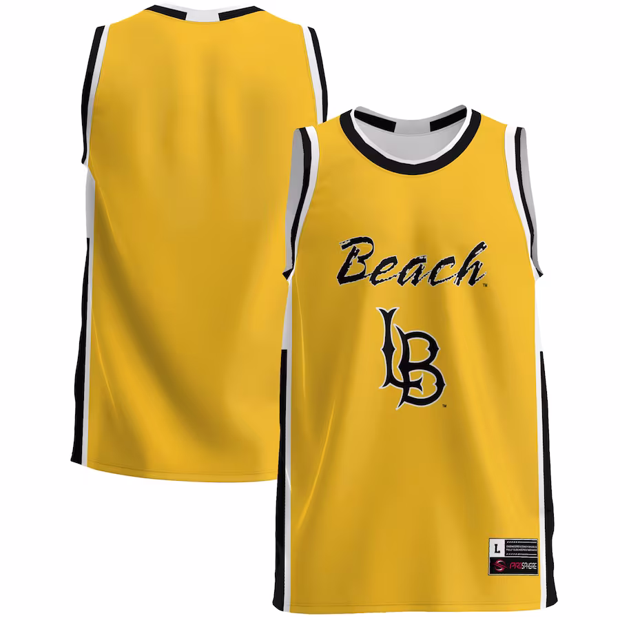 Cal State Long Beach The Beach GameDay Greats  Lightweight Basketball Jersey - Gold - Jersey