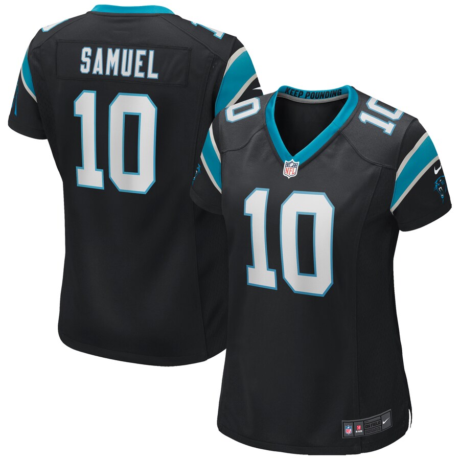 Women's Nike Curtis Samuel Black Carolina Panthers Game Jersey - Jersey