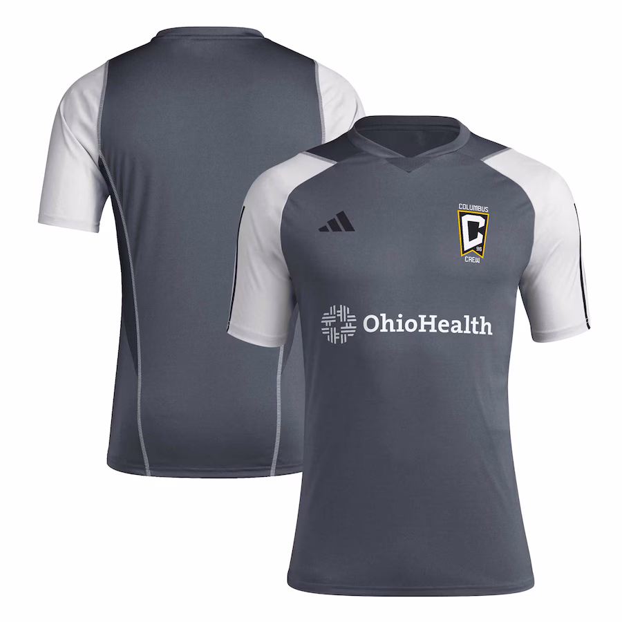 Men's Columbus Crew adidas Gray 2024 AEROREADY Training Jersey - Jersey
