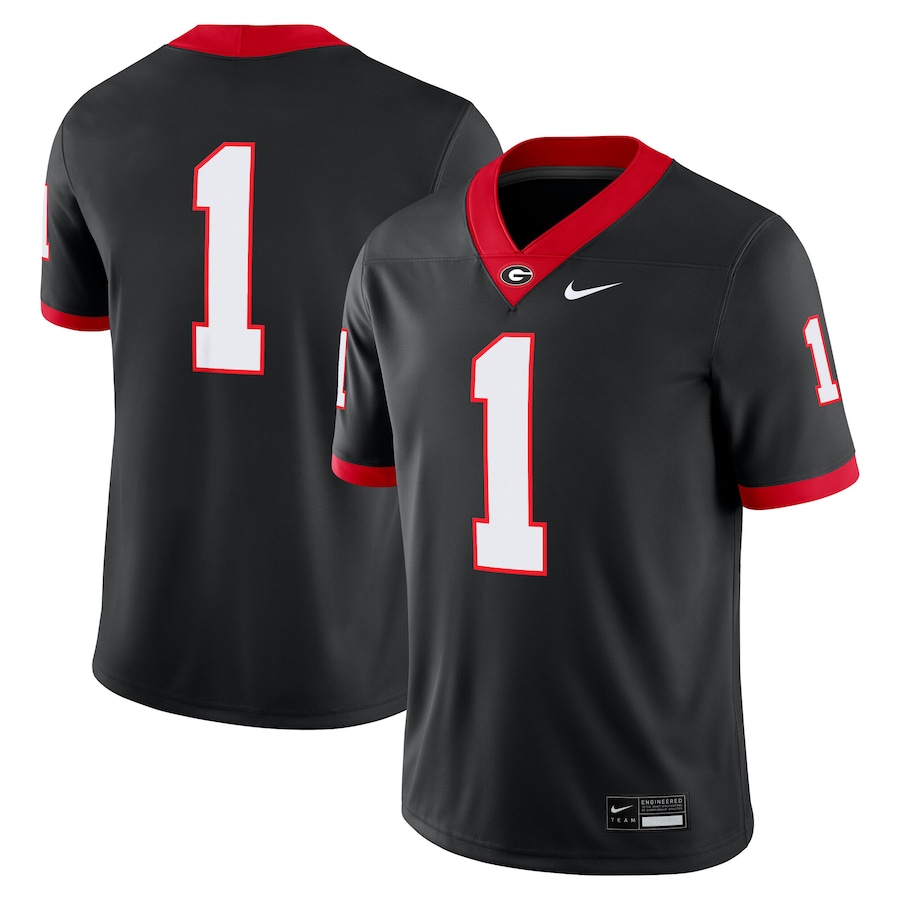 Men's Nike Black Georgia Bulldogs Alternate Game Jersey - Jersey