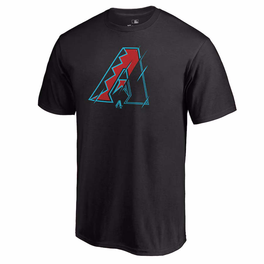 Men's Arizona Diamondbacks Black X-Ray T-Shirt - Jersey