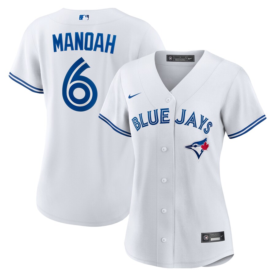 Women's Toronto Blue Jays Alek Manoah Nike White Home Replica Jersey - Jersey