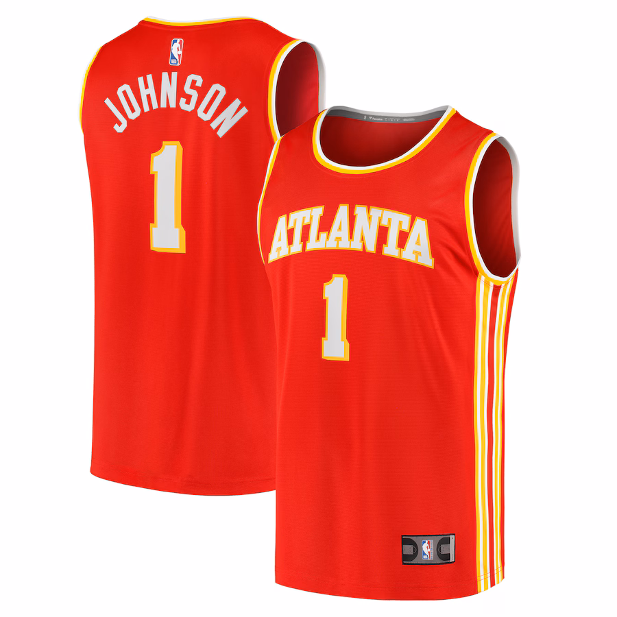Youth Atlanta Hawks Jalen Johnson Fanatics Red Fast Break Replica Jersey - Icon Edition - Jersey